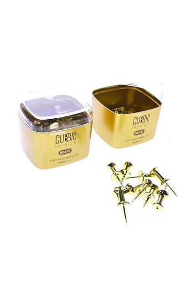 Mas 1311 Cubbie Premium Map Nails Gold 25 Pieces