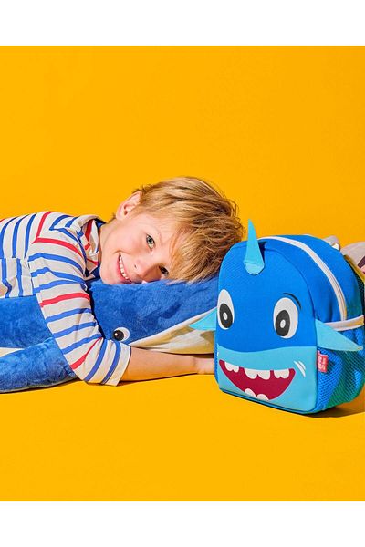 ZOOZY Nest Nursery Mini Rucsac pentru copii rechin și balenă