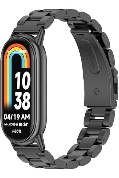 UnDePlus Xiaomi Mi Band 8/9 - حبل معدني 04 + جهاز تقصير