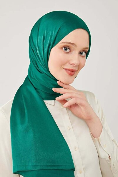 Silk Home Σάλι μονής όψης Janjan Σμαραγδένιο πράσινο