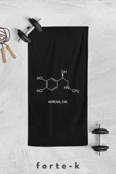 Fortek Home Fitness Towel - Digital Printed, Sports Towel, 50X100 cm