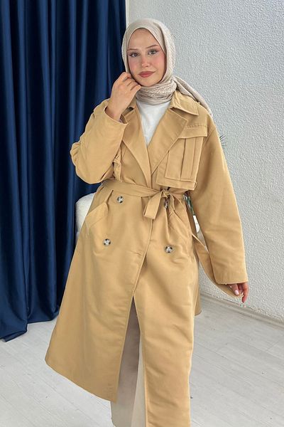 lurex moda Trenci QASTEL