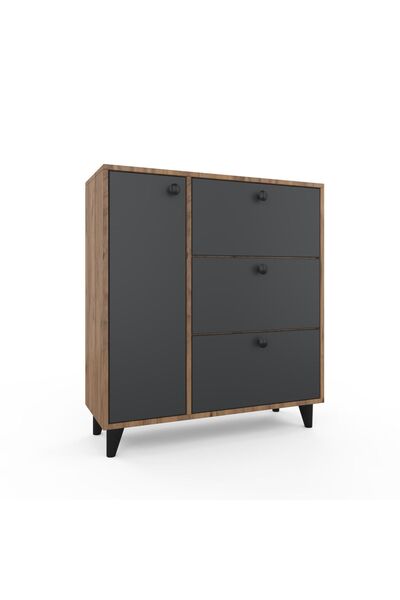 ANZERA Liva Ayakkabılık - Atlantik Çam / Antrasit - Kapaklı