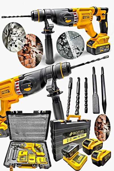 PROXTECH Dynamic 36 Volt Turbo Darbeli Motor Şarjlı Kırıcı Delici Matkap Hilt...