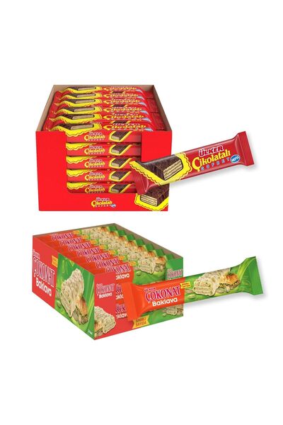 Ülker Ülker Çikolatalı Gofret 36 gr x 36 Ad + Çokonat Baklava 30 gr x 24 Ad