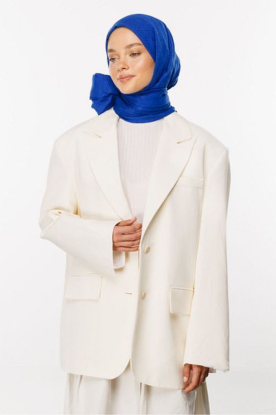 Mooncorn Σάλι Saks Μπλε Μπαμπού Τζακάρ
