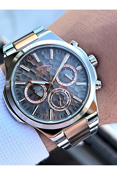 Slazenger BLKT.2.819 Slazenger 30 Mt Water Resistant Bracelet Lover Couple Wristwatch