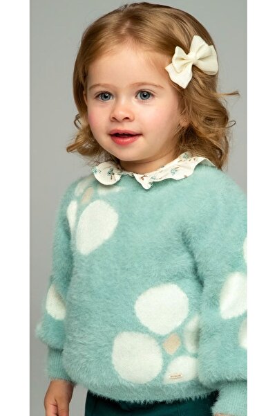 MAYORAL Baby Girl Jacquard Floral Sweater