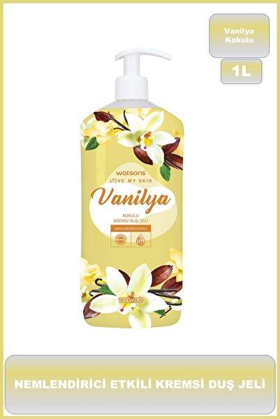 Watsons Kremsi Duş Jeli Vanilya 1000 ml