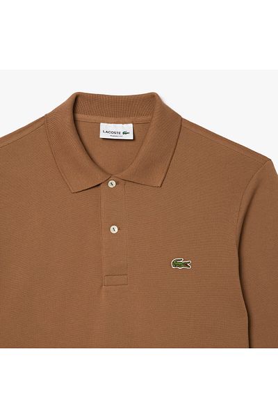 Lacoste تيشيرت رجالي بني بياقة بولو L1312-00-SIX