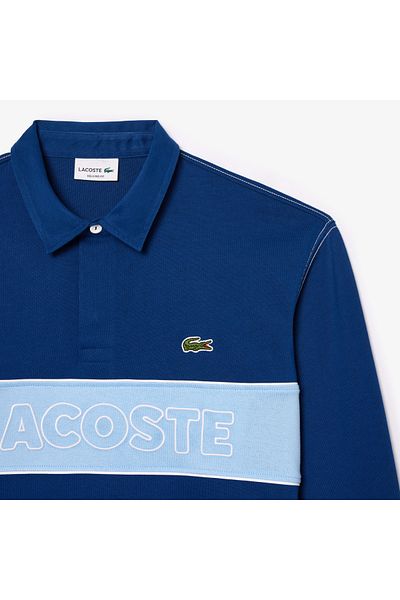 Lacoste Men's Polo Collar Rugby T-shirt