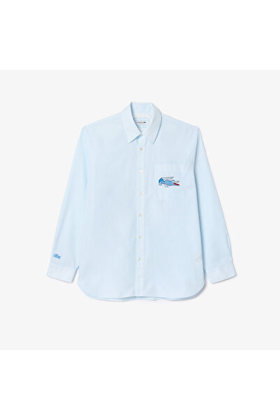 Lacoste Ανδρικό πουκάμισο CH4548 Μπλε