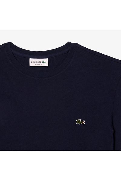 Lacoste Cămașă Tricou aus Baumwolle mit Rundhals