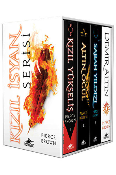 Pegasus Yayınları Kızıl İsyan Serisi Kutulu Özel Set (4 Kitap Karton Kapak) -...