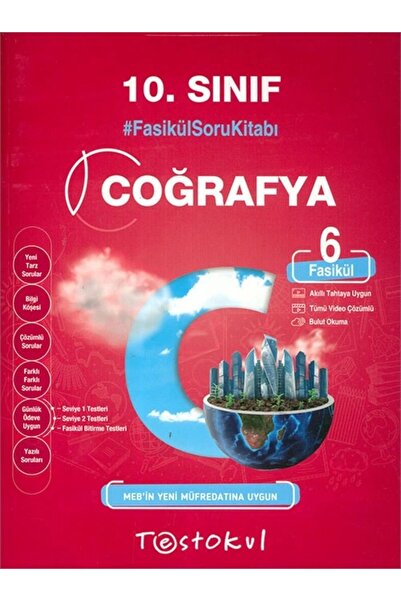 Test Okul Yayınları 10.sınıf Coğrafya Fasikül Soru Kitabı
