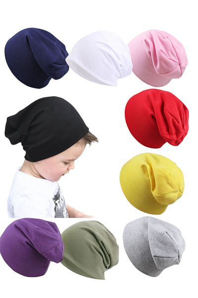 A Bunch Black Children's Beret - Combed Cotton, Stylish, Hat and Sack Design