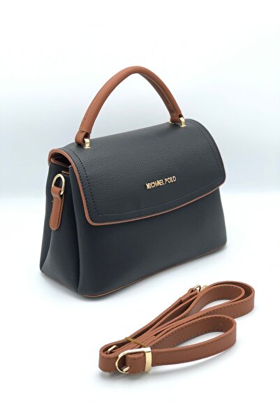 mıchael polo Michael Polo 3-Compartment Hand and Shoulder Bag with Flap