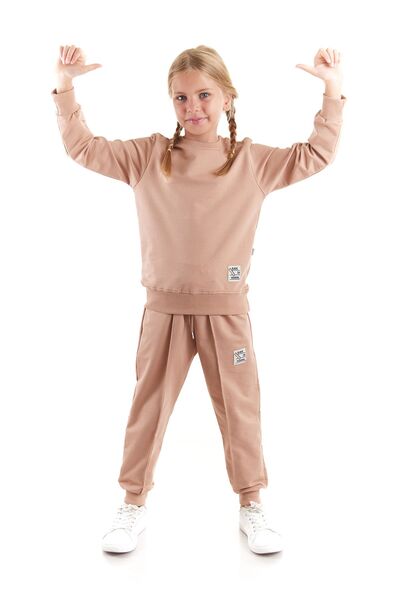 AHENGİM Βαμβακερό Φούτερ και Φούτερ για Κορίτσια - Ak2529