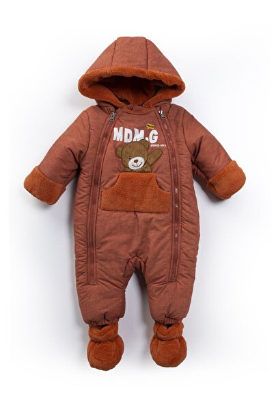 Midimod Ayıcıklı Eldiven Ve Panduflu Içi Polar Kalın Kozmonot Kışlık Astronot