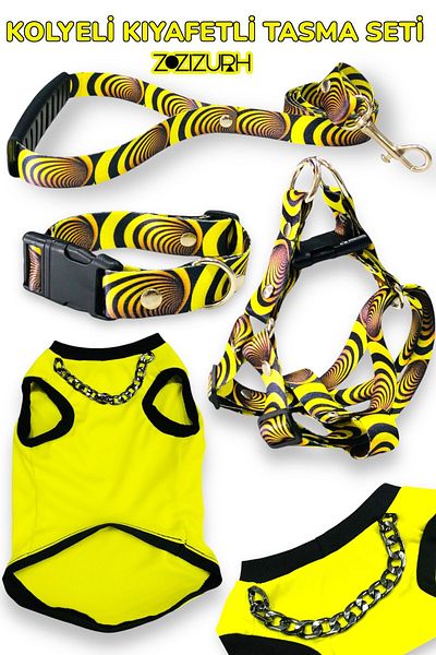 z zizuph Dog Clothes and Collar Set - with Necklace