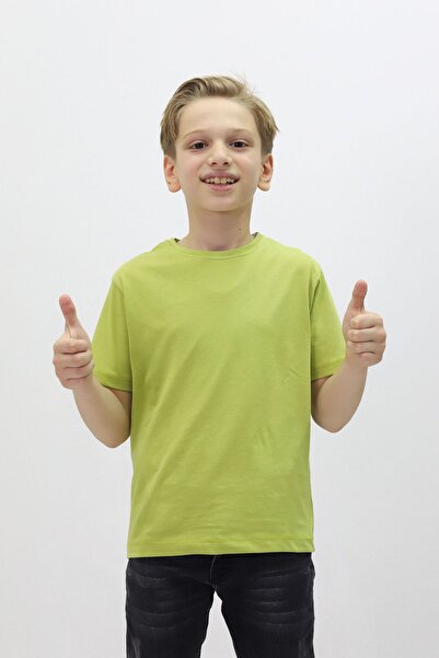 Cloudy Kids Tricou alb pentru băiat, cu mânecă scurtă, 100% bumbac