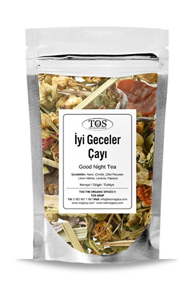 TOS The Organic Spices شاي جود نايت - 40 جم (1. جودة) شاي ليلة سعيدة