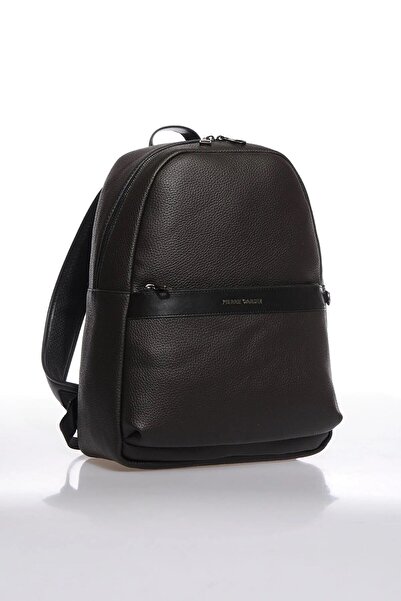 woodhub 01PC001167 Унисекс раница за лаптоп/компютър от веган кожа, КАФЯВА