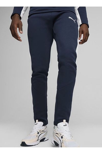 Puma Ανδρικό φούτερ με ίσιο πόδι Navy Blue 68180427 -EVOSTRIPE Παντελόνι DK