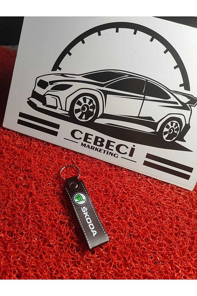 CEBECİOTO Skoda Auto Keychain - 10cm Car Keychain