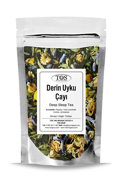 TOS The Organic Spices Derin Uyku Çayı 250 gr (1. Kalite) Deep Sleep Tea