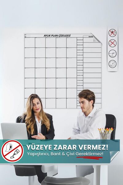 Pi Papers Tarihsiz Aylık Plan Çizelgesi, Fotoğraf Belge Not Tutucu Özellikli, Pratik Statik Akıllı Kağıt Pano