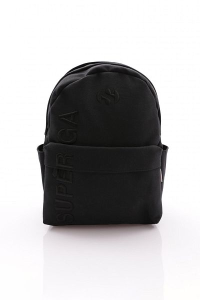 Superga 24242 Model Vertical Black Backpack