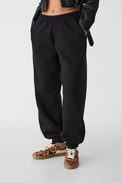 Stradivarius Pamuklu boyfriend jogger pantolon