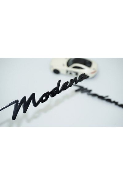 DK Tuning Maserati Modena - Black Abs Fender and Lettering Logo Set