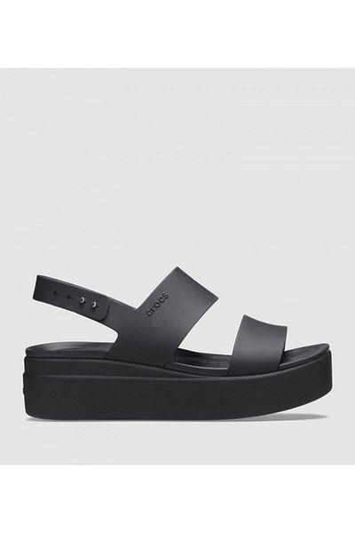 Crocs Black/Black Women Women's Brooklyn Low Wedge