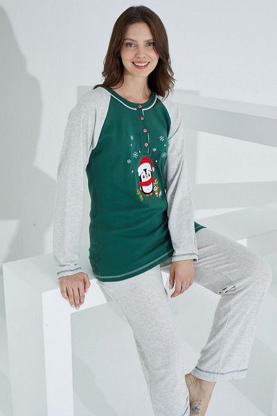 Etoile Cotton Women's Pajama Set 98254 Green