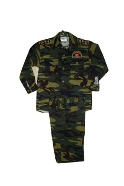 ugurbocegicocukdunyası 2-10 Years Old Children's Soldier Costume - Commando Outfit