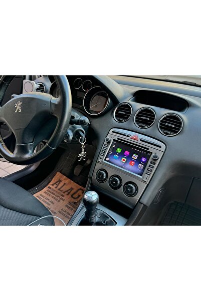 Fimexport PEUGOT 308 2009 2012 Uyumlu MULTİMEDYA NAVİGASYON DOUBLE ANDROİD BT NEW  GÖRÜNÜM FORXX