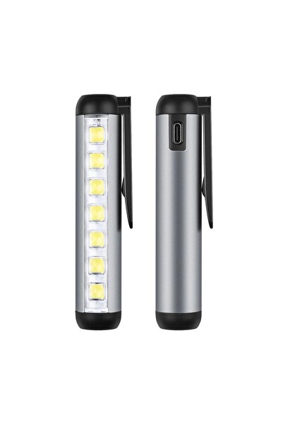 Genel Markalar GOLD SİLVER ŞARJLI 7 LED LAMBALI MIKNATISLI PARMAK FENER ŞARJLI