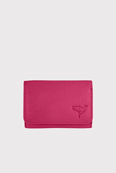 Garbalia Fuchsia Genuine Leather Mini Women's Wallet - with Coin Compartment