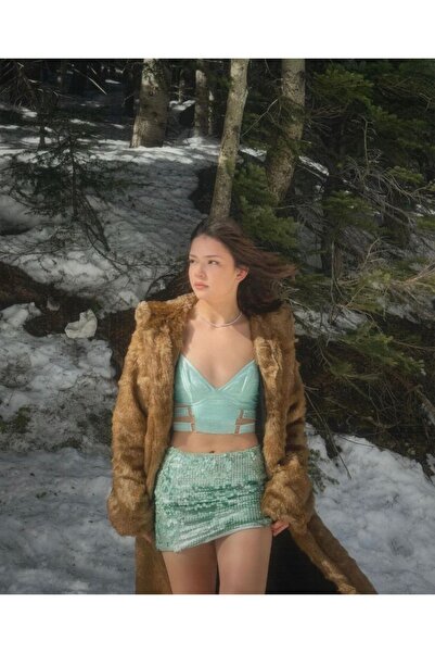 Rheme And Fons Özel Tasarım Couture El Işçiliği Ipek Shantugh Kumaş Glop Dest...