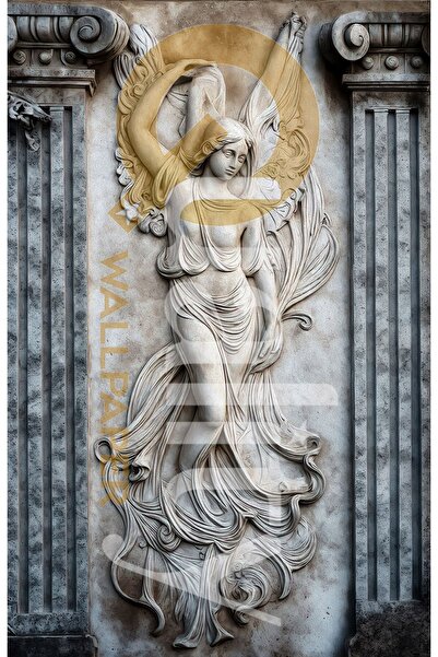 Home Eskitme kadın rölyef poster duvar kağıdı