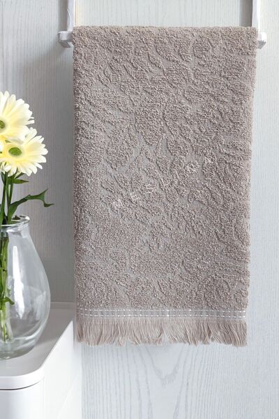 Meslina Кухонний рушник 30x50 см - з жакардовим візерунком і бахромою