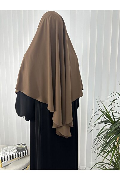 R&S modibone Πρακτικό δέσιμο μονής στρώσης μετάξι Medina - Triangle Suffle Scarf Brown