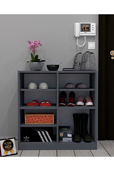 KONAK EV EŞYALARI Borja Ayakkabılık,MDF,Çok Amaçlı Dolap,Portmanto,Kolay Kurulum