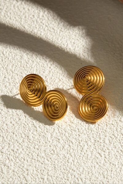 KYOLA DESİGN Salyangoz Gold Küpe