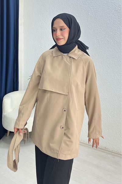 lurex moda Robe Trench Coat