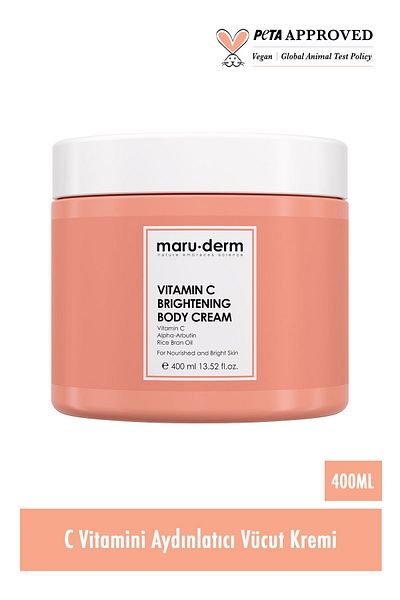 Maru.Derm Body Cream |   Maruderm Vitamin C Brightening Body Cream 400 ml