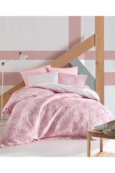 Cotton Box Ranforce Minimal Μονό Σετ - Best Pink