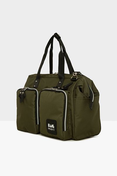 Bagmori Khaki Mother Baby Bag - with Strap and Double Pocket m 000008498